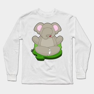 Elephant Yoga Fitness Meditation Long Sleeve T-Shirt